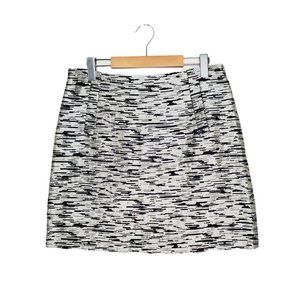 Judith & Charles Skirt Mini Metallic Sequined Luxury Silver 8